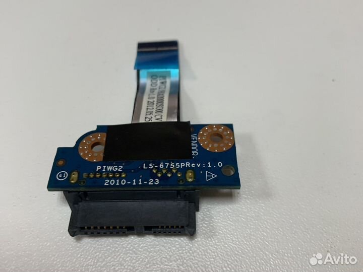 Плата DVD привода Lenovo G570, G575 piwg2 LS-6755P