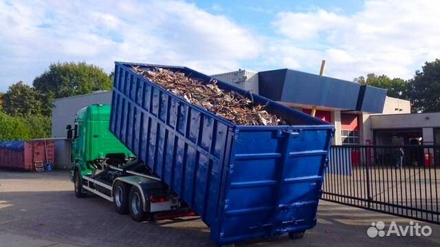 Вывоз строительного мусора контейнер 35 м3, кеска в Калининграде ...
