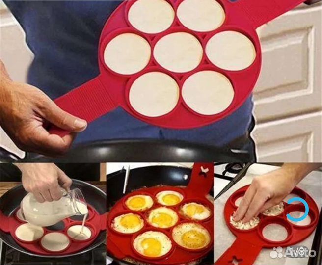 Силиконовые формы для оладушек, панкейков и яичниц