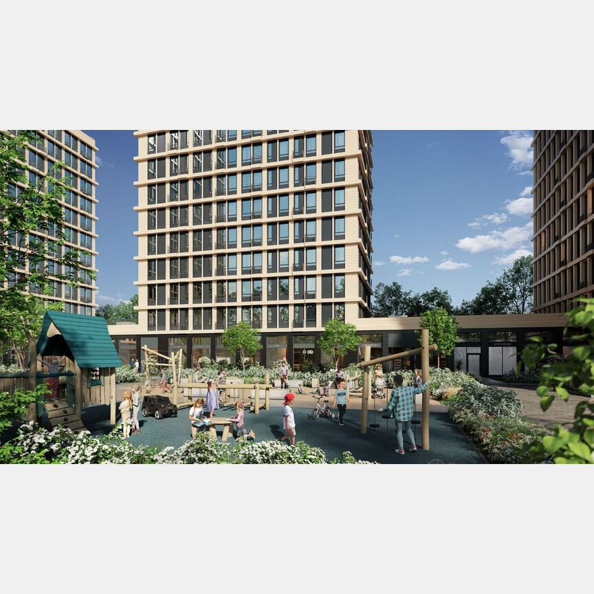 Квартира-студия, 40 м², 1/30 эт.