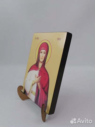 Мученица Раиса (Ираида) Александрийская, 15x20x1,8 см, арт Ид4486