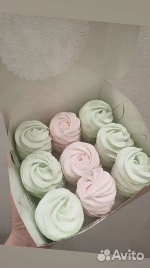 Зефир домашний, зефир в рожке