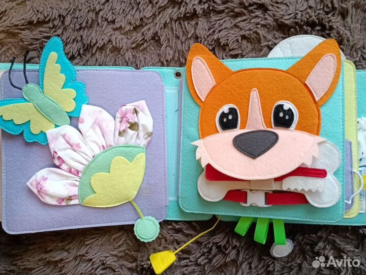 Фетровая книга трогательная книга mimibaby book