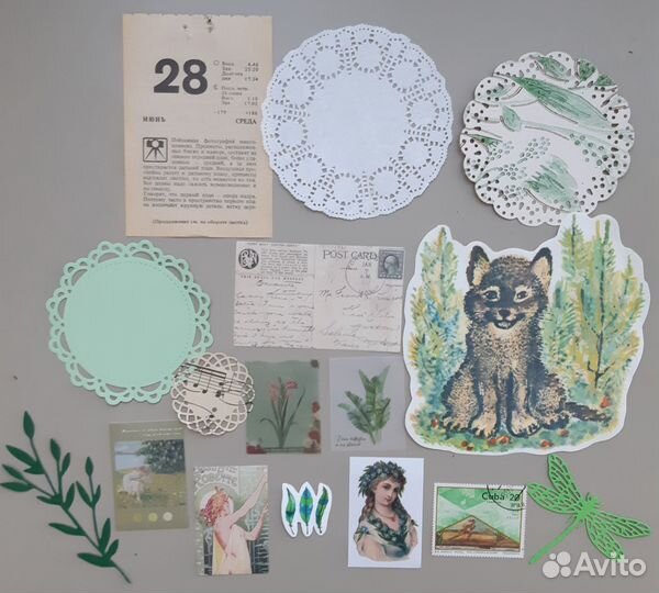 Набор для скрапбукинга, бумага для джанк журнала