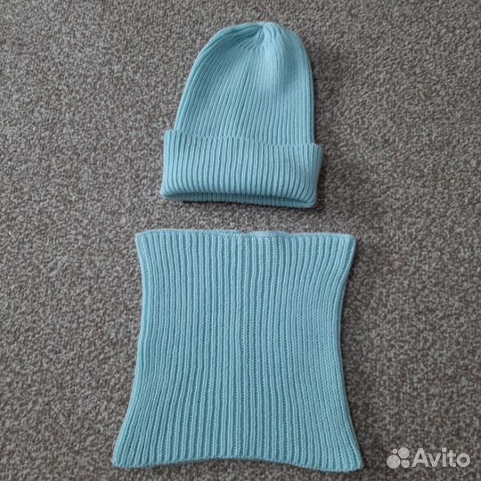 Комплект шапка+снуд ручная работа