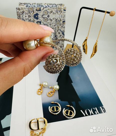 Серьги Dior