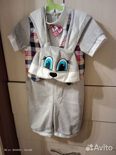 Продается костюм зайчика 104