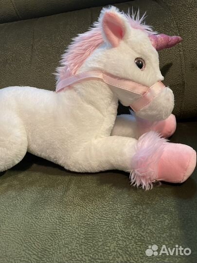 Мягкая игрушка лошадка-единорог