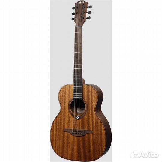 Акустическая гитара LAG Travel-KA из массива +Кейс