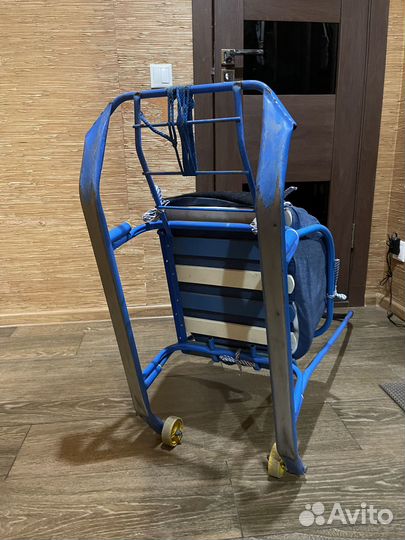 Детские санки с колесами