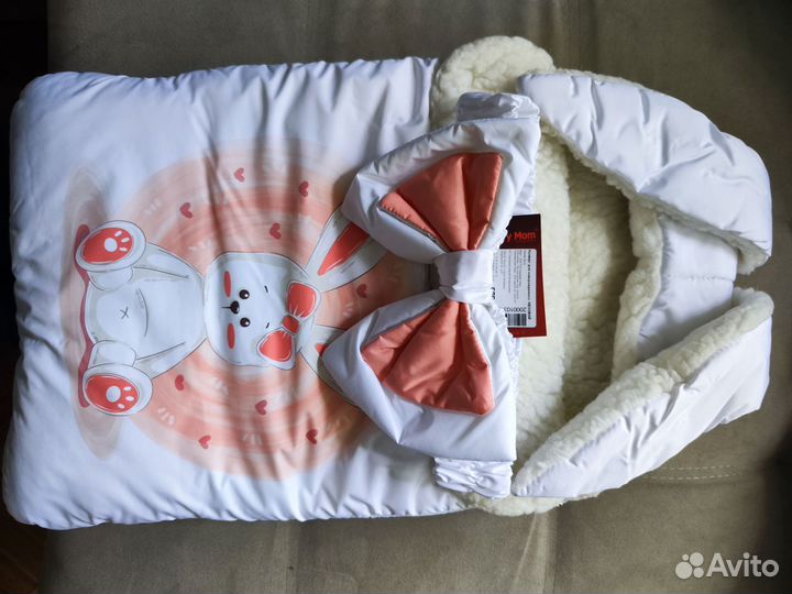 Конверт для новорожденного. Меховой