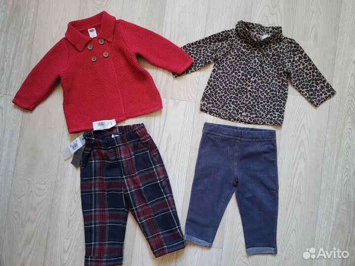 Пакет фирменной одежды на девочку р.62-68