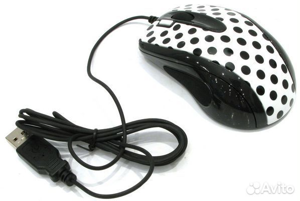 Мышь G-cube glbw-73PD USB проводная Polka Dottie 4