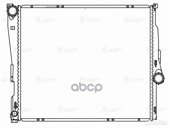 Радиатор охл. BMW X3 (04) (E83) LRc 26180 luzar