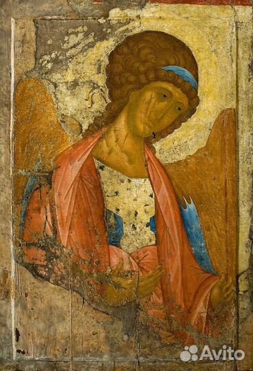 Иконы, копии, иконописец Андрей Рублев, на доске