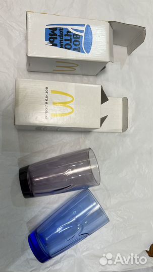 Стаканы Макдональдс 2 шт Юбилейные новые в коробке