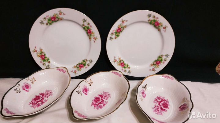 Посуда СССР, столовая посуда, фарфор