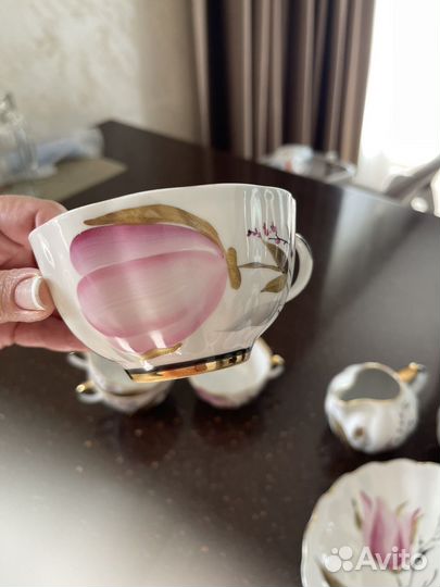 Чайный сервиз лфз розовый тюльпан