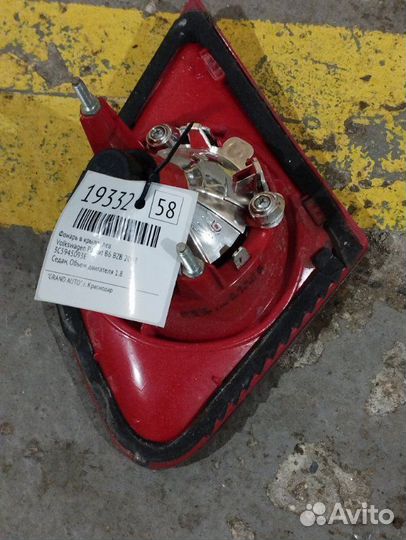 Фонарь задний левый Volkswagen Passat B6 BZB 2008