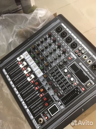 Микшерный пульм с усилителем, новый