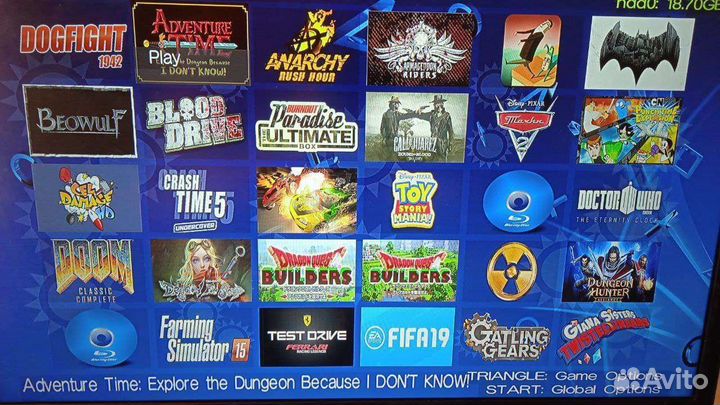 Sony PS3 прошитая с набором игр