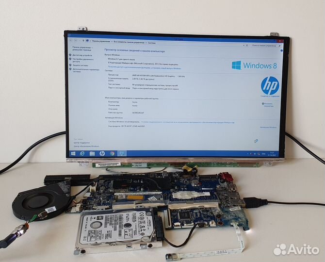 Плата 694437-501 для HP Envy 6 A8-4555M