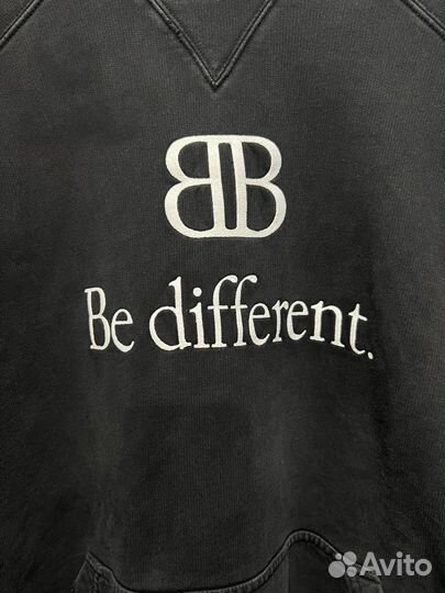 Balenciaga Be Different Layered Hoodie