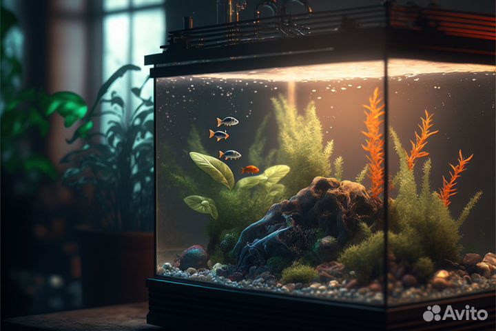 Обслуживание и чистка аквариума