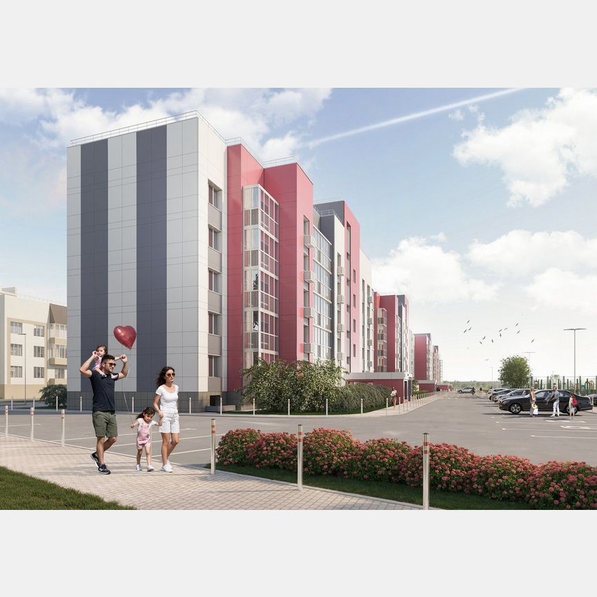 2-к. квартира, 54,3 м², 5/5 эт.