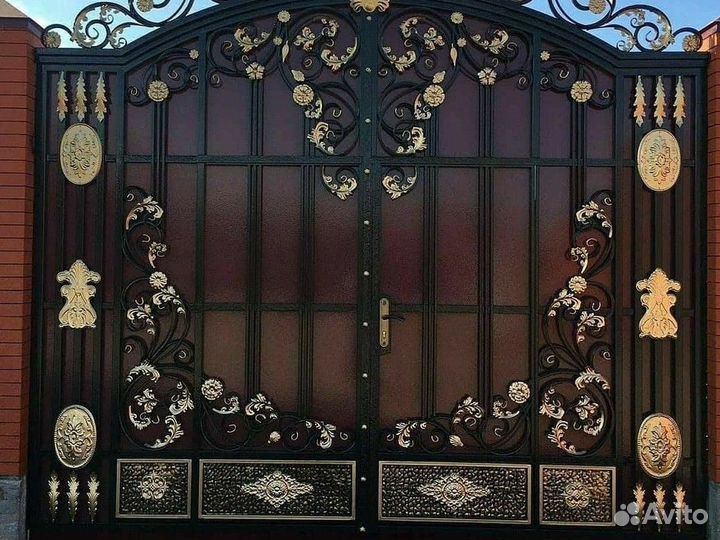 Кованые ворота