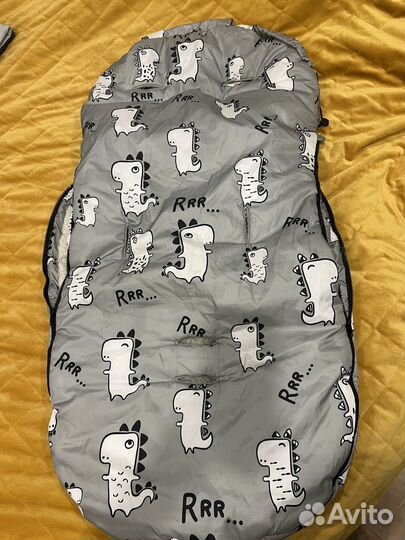 Кокон конверт в коляску размер 97 на 51