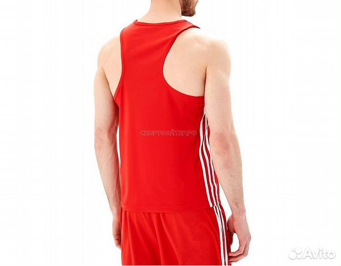 Майка боксерская Adidas Top Punch Line - красная