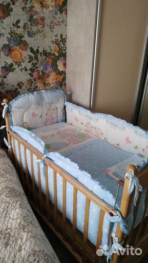 Бортики+комплект постельного белья