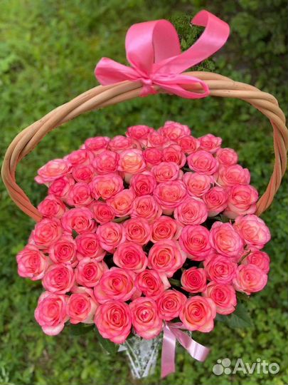 Роза. Шляпные коробки и корзина в Новосибирске