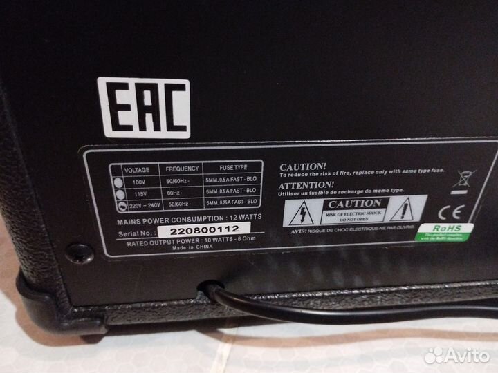 Гитарный комбоусилитель Leem S-10G (10Вт)