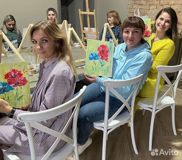 Мастер-класс на корпоратив, арт-вечеринка