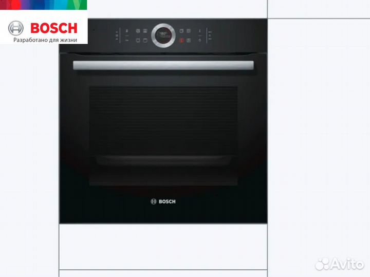 Духовой шкаф Bosch HBG634BB1 13 режимов работы