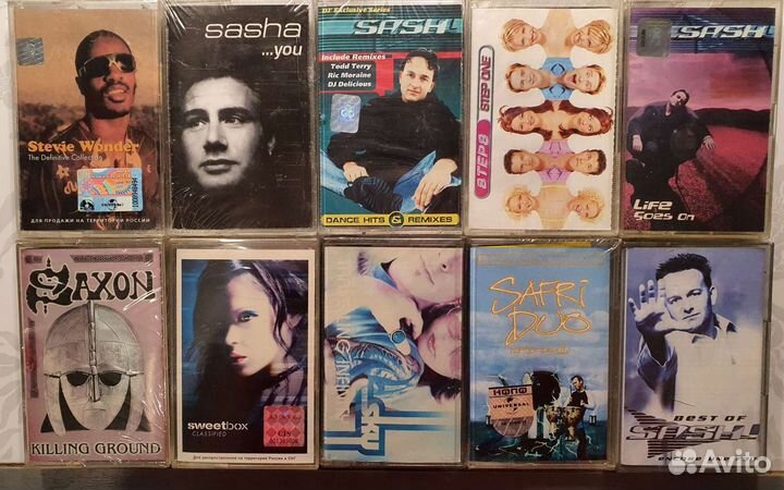 Кассеты запечатанные иностр рок и поп список 4
