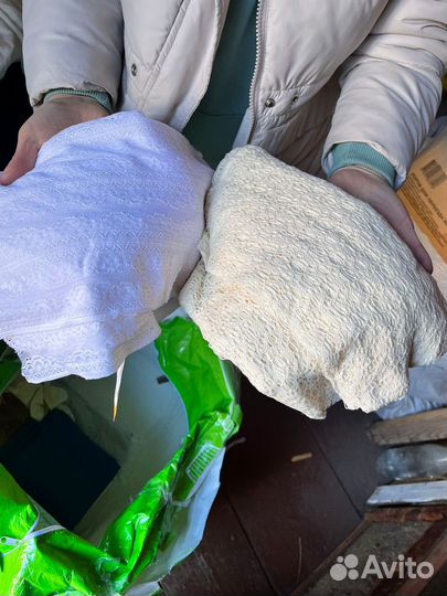 Ткань отрезы хлопок лен