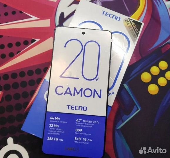 TECNO Camon 20 Pro, 8/256 ГБ