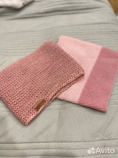 Шапки вязаные на девочку, снуды, вещи пакетом