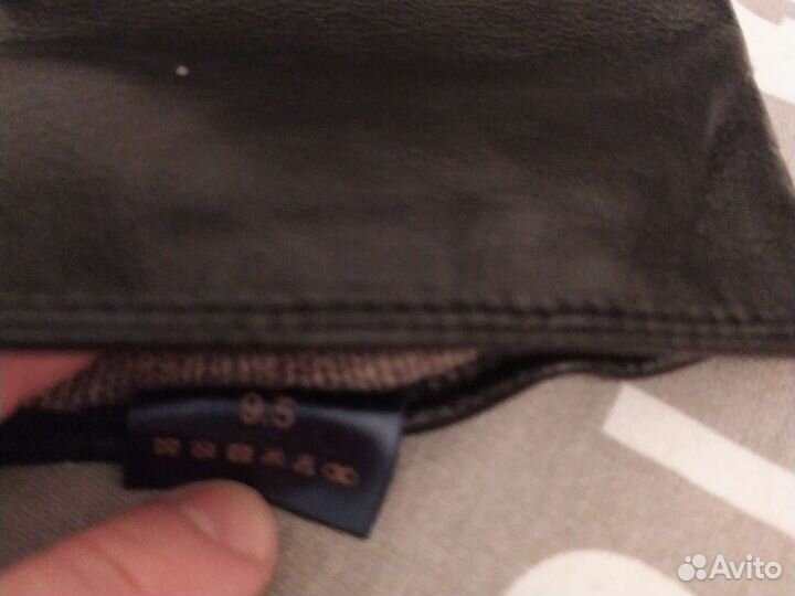 Мужские кожаные перчатки новые