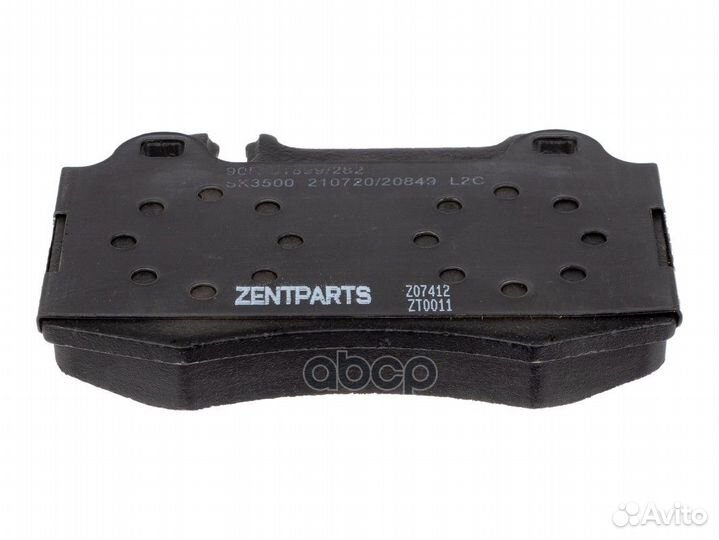 Z07412 колодки дисковые передние MB W220/W211