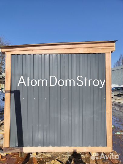 Вагончик бытовка строительная с установкой