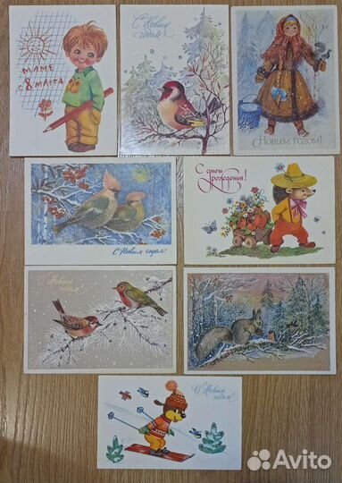 Открытки советские СССР. Манилова