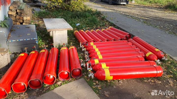 Фреон и одулей для газо- и пожаротушения наличными