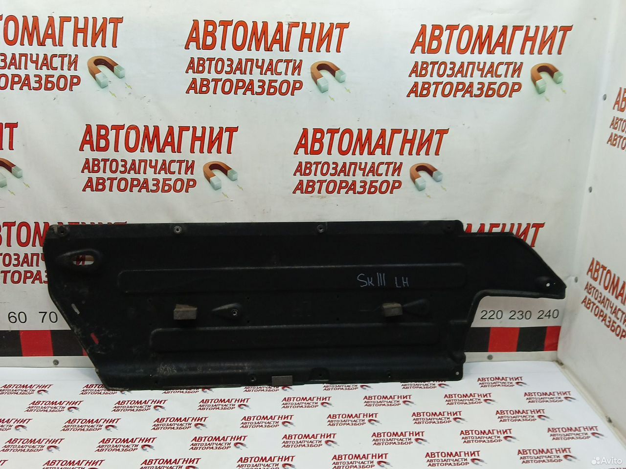 Защита днища левая Киа Соул 3 SK3