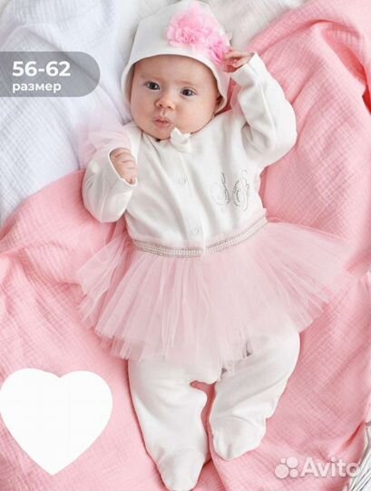 Комплект на выписку для девочки