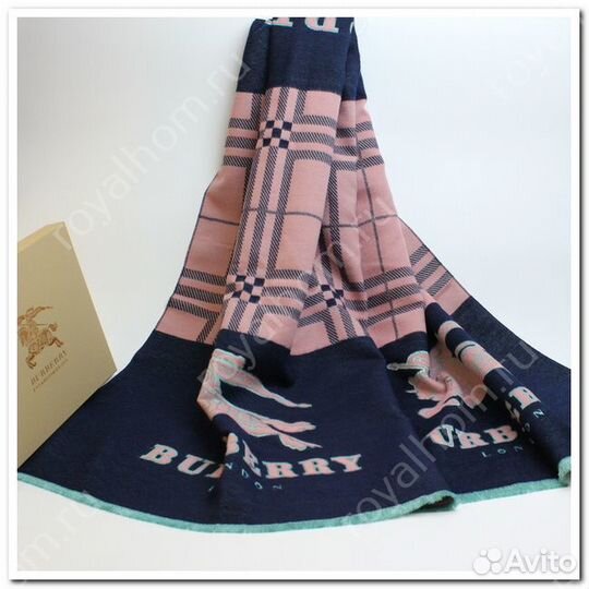 Палантин женский Burberry р.65x185 Кашемир