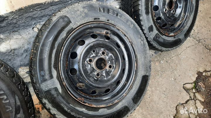 Зимние колеса на акцент r13